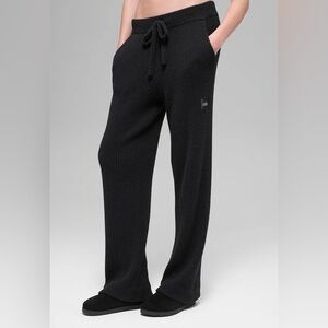 Alo Snuggle Up Sweater High-Waist Wide Leg Pant